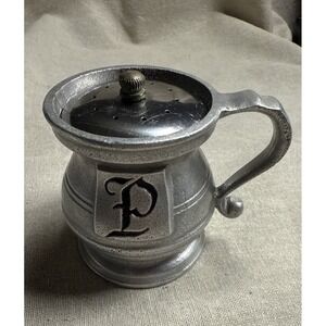 Vintage Wilton armetale RWP pewter‎ pepper Mill grinder USA